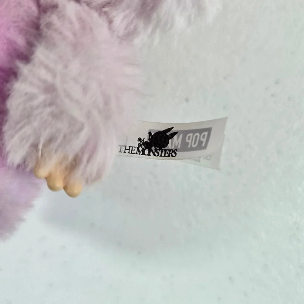 Pop Mart Labubu The Monsters Plush Pendant Purple Bunny Kasing Lung Art Toy